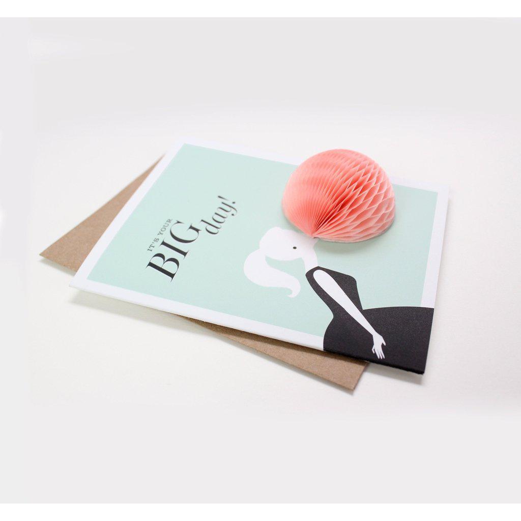 Bubble Gum Pop-up kort - it&#39;s Your Big Day-Kort