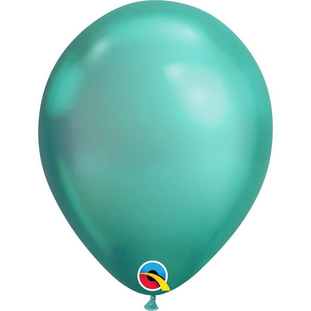 Ballon - Chrome Grøn-Festartikel