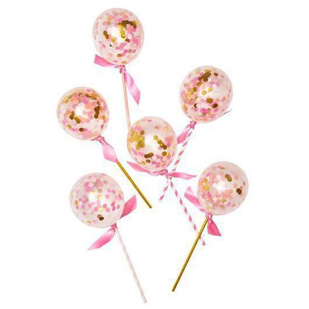 Ballon Pops - Pink, 6 stk.-Festartikel