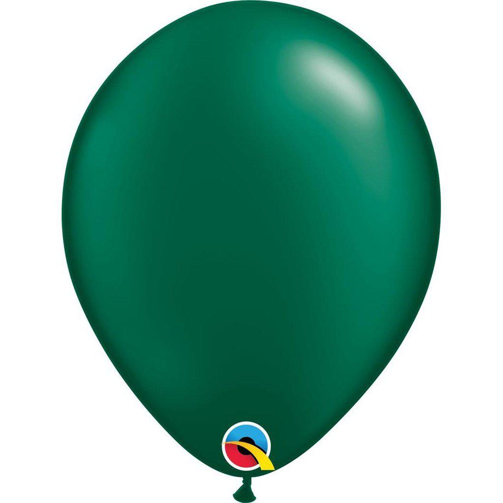 Ballon - Radiant Pearl - Forest Grøn-Festartikel