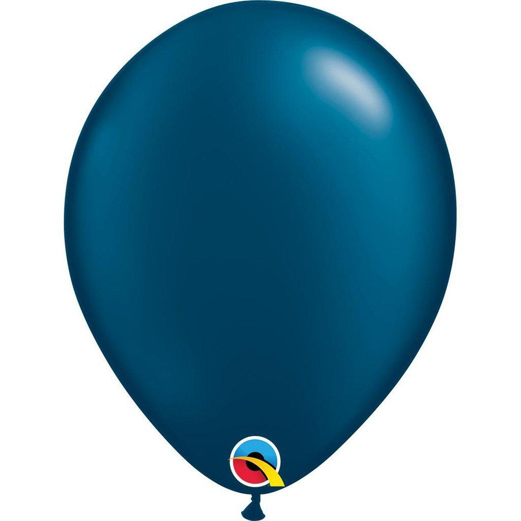 Ballon - Radiant Pearl - Midnats Blå-Festartikel