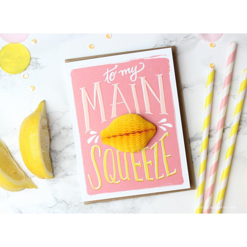 Citron Pop-up kort - My Main Squeeze-Kort