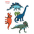 Dinosaur - klistermærker-Festartikel