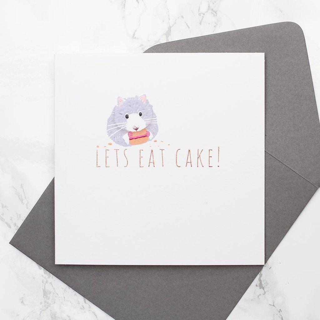 Fødselsdagskort - Lets Eat Cake-Kort