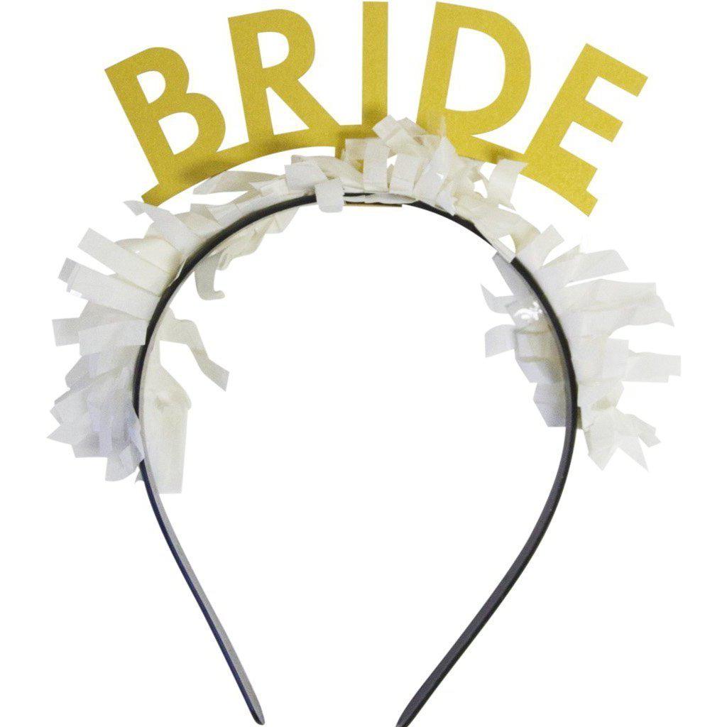 Hårbøjle - Bride, Guld-Festartikel