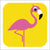 Kort - Florence Flamingo-Kort