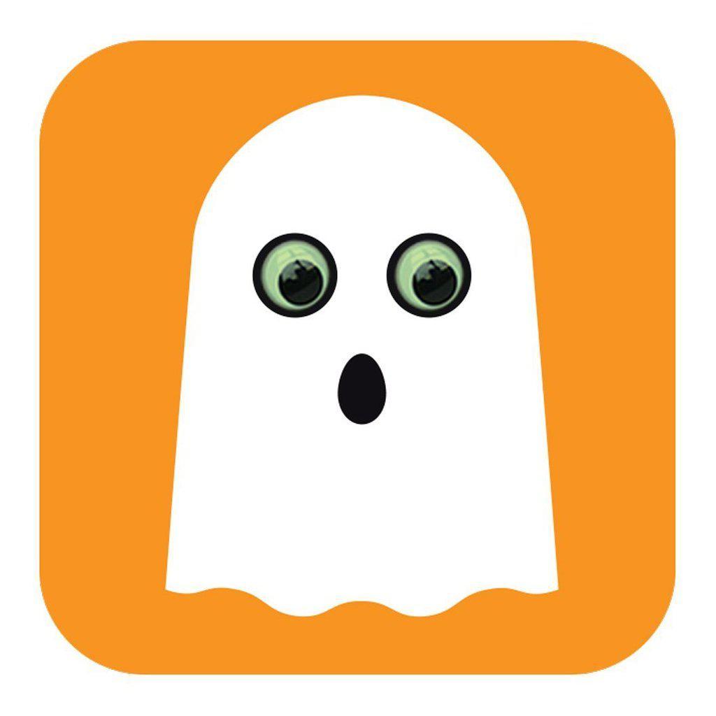 Kort - Halloween spøgelse-Kort