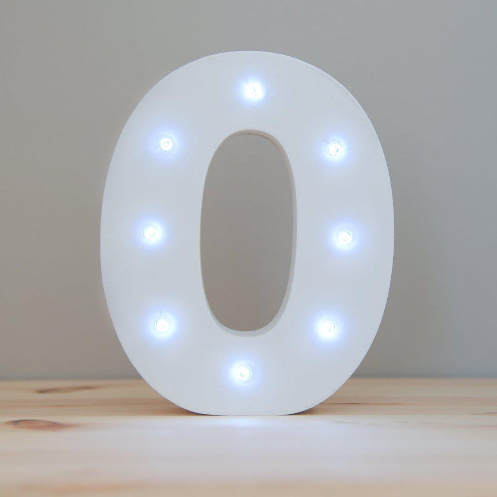 LED lampe - Nummer 0, 15 cm-Festartikel